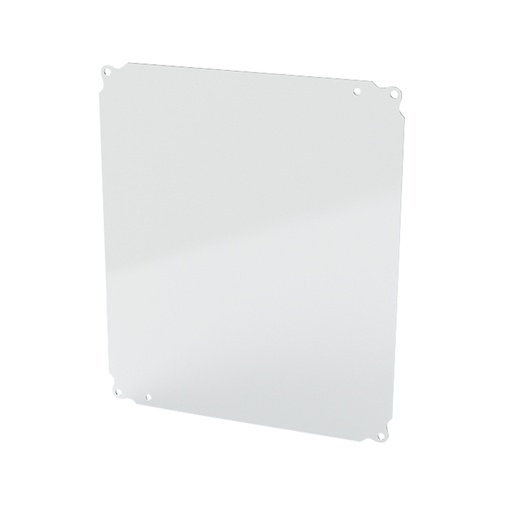 [SCE-14P12] Enclosure Sub-Panel, 14" H x 11" W, Carbon Steel, Powder Coat White