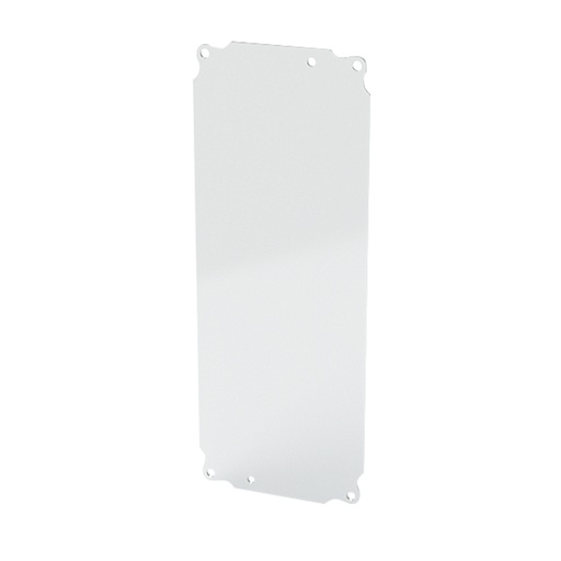 [SCE-14P6] Enclosure Sub-Panel, 14" H x 5" W, Carbon Steel, Powder Coat White