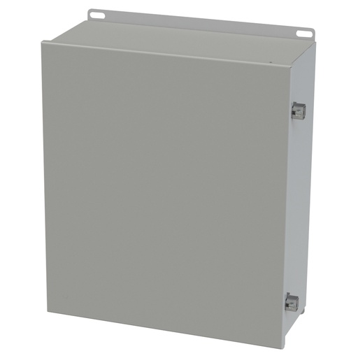 [SCE-1614CHNF] NEMA 3R, 4, 12 Enclosure, Wallmount, 16" H x 14" W x 6" D, Carbon Steel, Powder Coat gray