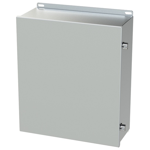 [SCE-1614CHNFSS] NEMA 3R, 4, 4X, 12 Enclosure, Wallmount, 16" H x 14" W x 6" D, 304 Stainless Steel