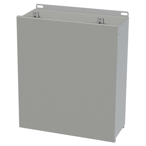 [SCE-1614CHSNF] NEMA 3R, 4, 12 Enclosure, Wallmount, 16" H x 14" W x 6" D, Carbon Steel, Powder Coat gray