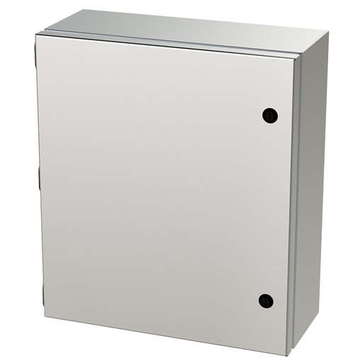 [SCE-1614ELJSS] NEMA 4X Junction Box, Wallmount, 16" H x 14" W x 6" D, 304 Stainless Steel