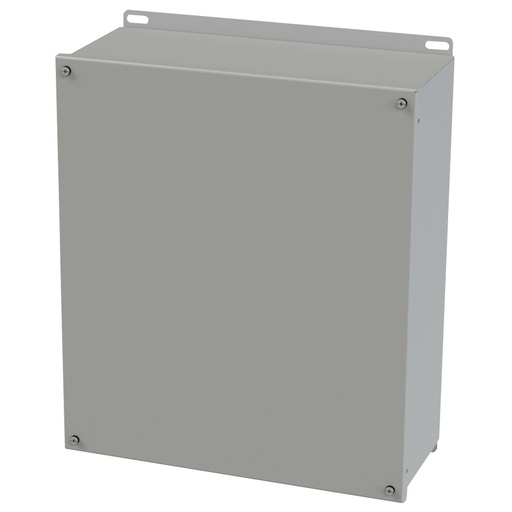 [SCE-1614SC] NEMA 3R, 4, 12 Enclosure, Wallmount, 16.125" H x 14" W x 6" D, Carbon Steel, Powder Coat gray