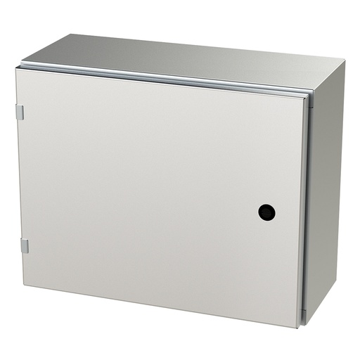 [SCE-16EL2008SSLP] NEMA 4X Enclosure, Wallmount, 16" H x 20" W x 8" D, 304 Stainless Steel