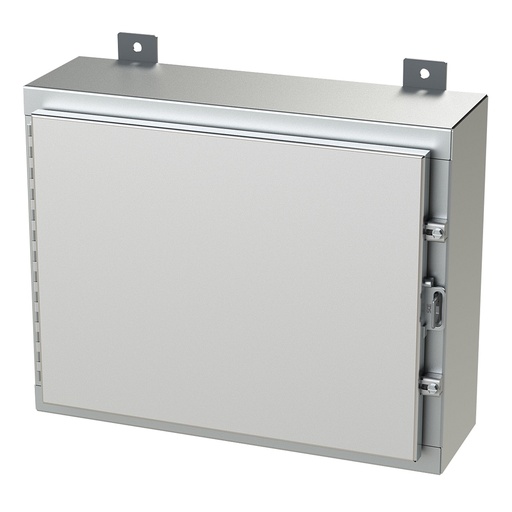 [SCE-16H2006SSLP] NEMA 4X Enclosure, Wallmount, 16" H x 20" W x 6" D, 304 Stainless Steel