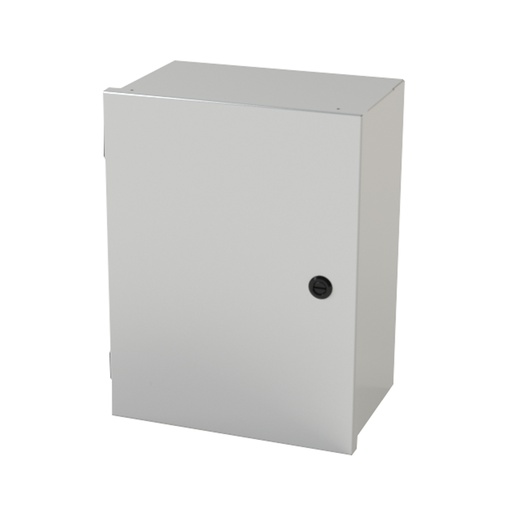 [SCE-16N1208LP] NEMA 1 Enclosure, Wallmount, 16" H x 12" W x 8" D, Carbon Steel, Powder Coat gray