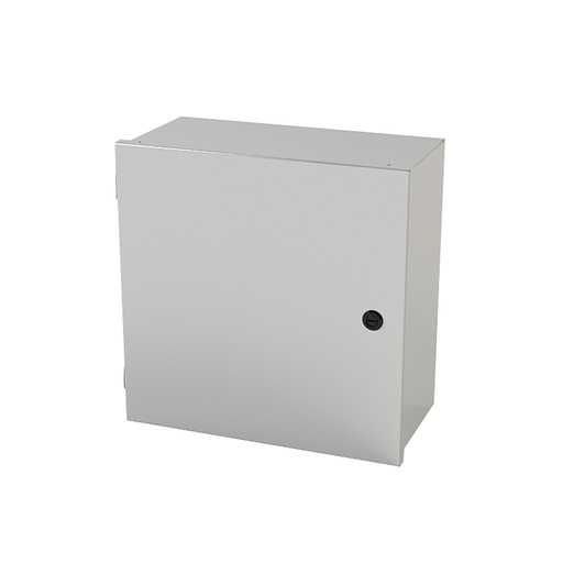 [SCE-16N1608LP] NEMA 1 Enclosure, Wallmount, 16" H x 16" W x 8" D, Carbon Steel, Powder Coat gray