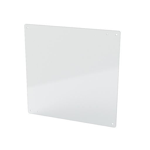 [SCE-16N16MP] Enclosure Sub-Panel, 14" H x 14" W, Carbon Steel, Powder Coat White