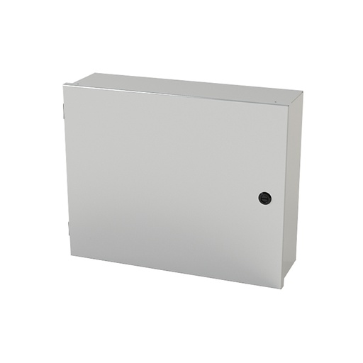 [SCE-16N2006LP] NEMA 1 Enclosure, Wallmount, 16" H x 20" W x 6" D, Carbon Steel, Powder Coat gray