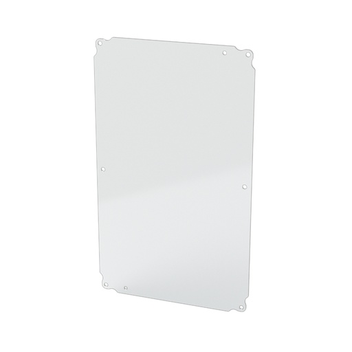 [SCE-16P10] Enclosure Sub-Panel, 15" H x 9" W, Carbon Steel, Powder Coat White