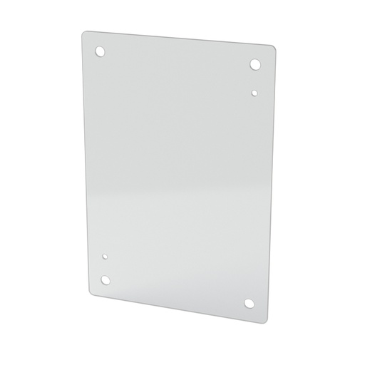 [SCE-16P12] Enclosure Sub-Panel, 13" H x 9" W, Carbon Steel, Powder Coat White