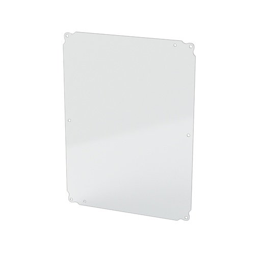 [SCE-16PB12] Enclosure Sub-Panel, 15" H x 11" W, Carbon Steel, Powder Coat White