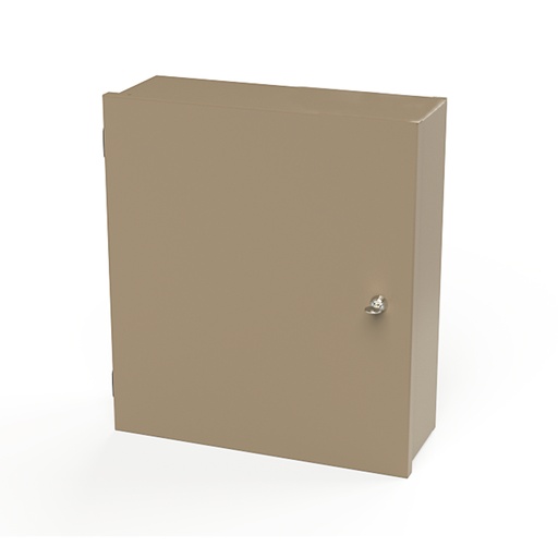 [SCE-18N1606NK-T] NEMA 1 Enclosure, Wallmount, 18" H x 16" W x 6" D, Carbon Steel, Powder Coat Tan