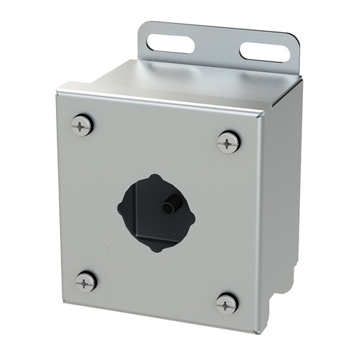 [SCE-1PBSS] Push Button Enclosure, 30.5mm, 1 Hole, 304 Stainless Steel, NEMA 4X