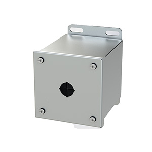 [SCE-1PBXSSI] Push Button Enclosure, 22.5mm, 1 Hole, 304 Stainless Steel, NEMA 4X