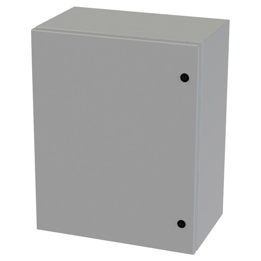 [SCE-201610ELJ] NEMA 3R, 4, 12 Junction Box, Wallmount, 20" H x 16" W x 10" D, Carbon Steel, Powder Coat gray