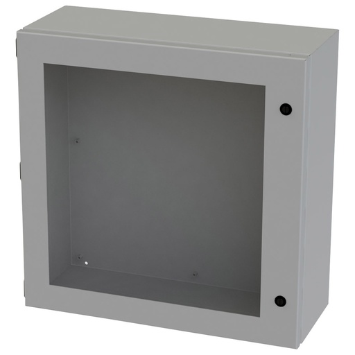 [SCE-20208ELJW] NEMA 3R, 4, 12 Junction Box, Wallmount, 20" H x 20" W x 8" D, Carbon Steel, Powder Coat gray