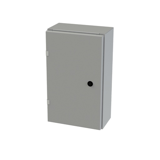 [SCE-20EL1206LP] NEMA 3R, 4, 12 Enclosure, Wallmount, 20" H x 12" W x 6" D, Carbon Steel, Powder Coat gray, Heavy Duty