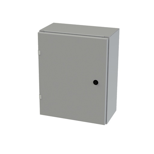 [SCE-20EL1608LP] NEMA 3R, 4, 12 Enclosure, Wallmount, 20" H x 16" W x 8" D, Carbon Steel, Powder Coat gray, Heavy Duty