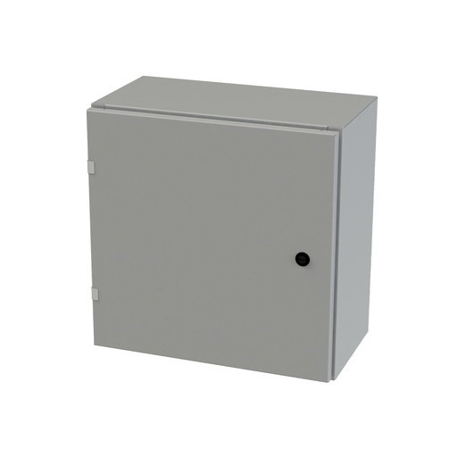 [SCE-20EL2010LP] NEMA 3R, 4, 12 Enclosure, Wallmount, 20" H x 20" W x 10" D, Carbon Steel, Powder Coat gray, Heavy Duty