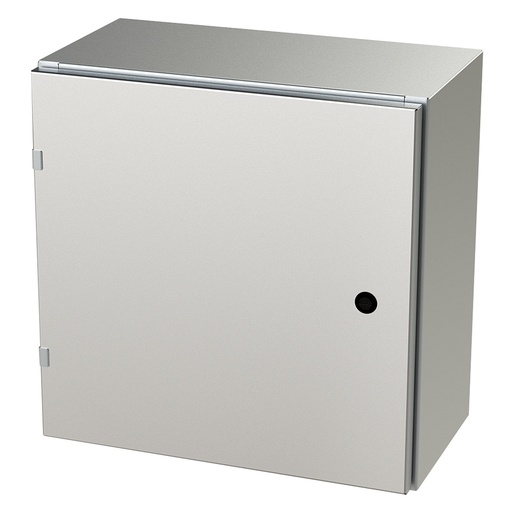 [SCE-20EL2010SSLP] NEMA 4X Enclosure, Wallmount, 20" H x 20" W x 10" D, 304 Stainless Steel