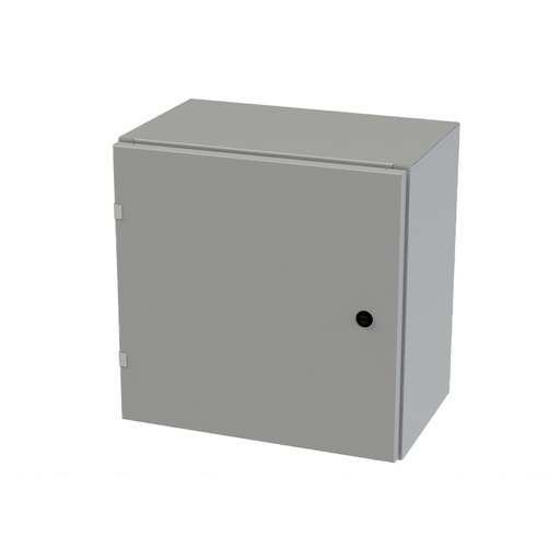 [SCE-20EL2012LP] NEMA 3R, 4, 12 Enclosure, Wallmount, 20" H x 20" W x 12" D, Carbon Steel, Powder Coat gray, Heavy Duty