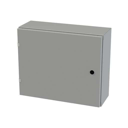 [SCE-20EL2408LP] NEMA 3R, 4, 12 Enclosure, Wallmount, 20" H x 24" W x 8" D, Carbon Steel, Powder Coat gray, Heavy Duty