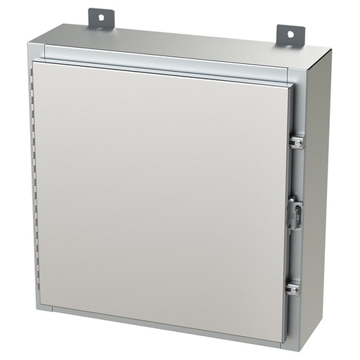 [SCE-20H2006SSLP] NEMA 4X Enclosure, Wallmount, 20" H x 20" W x 6" D, 304 Stainless Steel