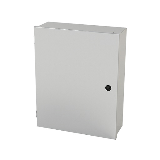 [SCE-20N1606LP] NEMA 1 Enclosure, Wallmount, 20" H x 16" W x 6" D, Carbon Steel, Powder Coat gray