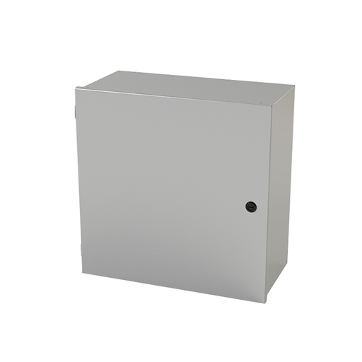 [SCE-20N2010LP] NEMA 1 Enclosure, Wallmount, 20" H x 20" W x 10" D, Carbon Steel, Powder Coat gray