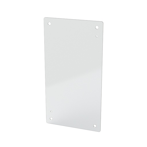 [SCE-20P12] Enclosure Sub-Panel, 17" H x 9" W, Carbon Steel, Powder Coat White