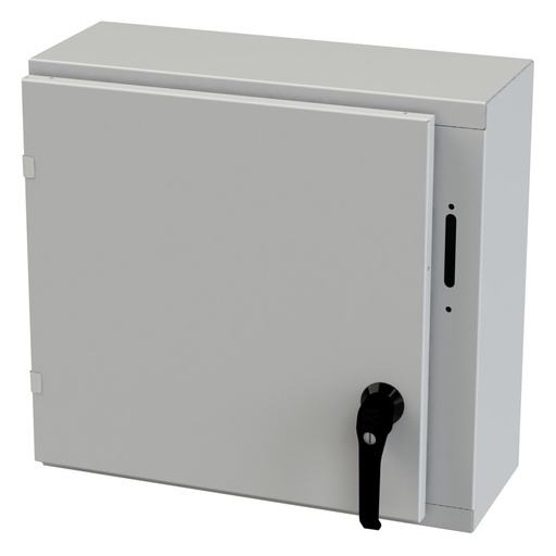 [SCE-20XEL2108LP] NEMA 3R Enclosure, Wallmount, 20" H x 21" W x 8" D, Carbon Steel, Powder Coat gray