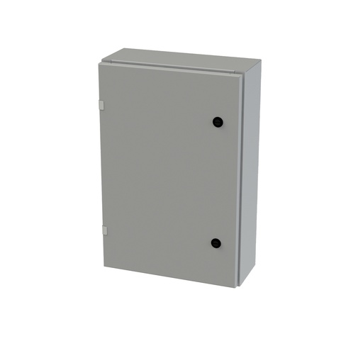 [SCE-24EL1606LP] NEMA 3R, 4, 12 Enclosure, Wallmount, 24" H x 16" W x 6" D, Carbon Steel, Powder Coat gray, Heavy Duty