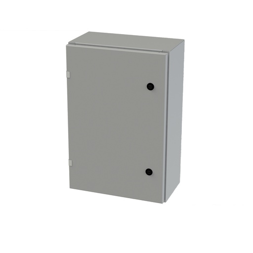 [SCE-24EL1608LP] NEMA 3R, 4, 12 Enclosure, Wallmount, 24" H x 16" W x 8" D, Carbon Steel, Powder Coat gray, Heavy Duty