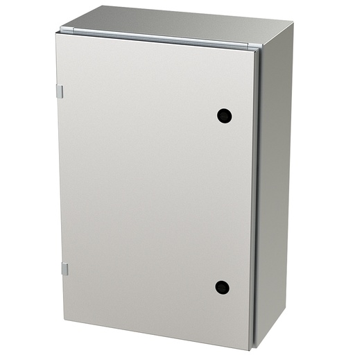 [SCE-24EL1608SSLP] NEMA 4X Enclosure, Wallmount, 24" H x 16" W x 8" D, 304 Stainless Steel