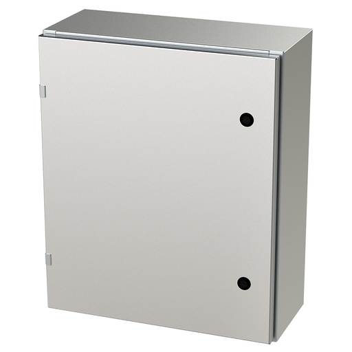 [SCE-24EL2008SSLP] NEMA 4X Enclosure, Wallmount, 24" H x 20" W x 8" D, 304 Stainless Steel