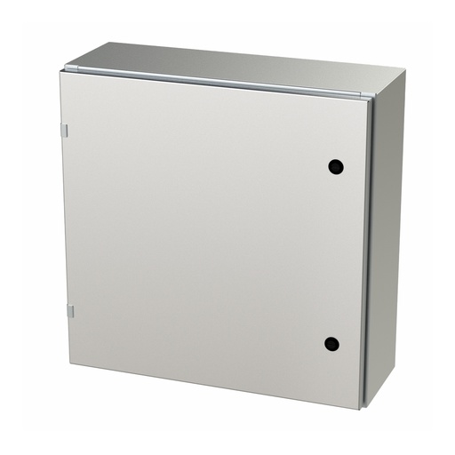 [SCE-24EL2408SSLP] NEMA 4X Enclosure, Wallmount, 24" H x 24" W x 8" D, 304 Stainless Steel