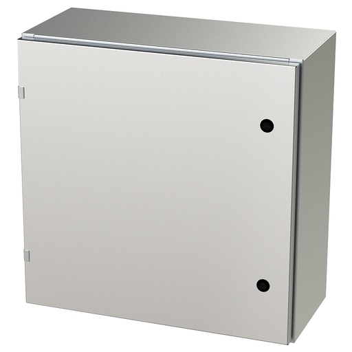 [SCE-24EL2410SSLP] NEMA 4X Enclosure, Wallmount, 24" H x 24" W x 10" D, 304 Stainless Steel