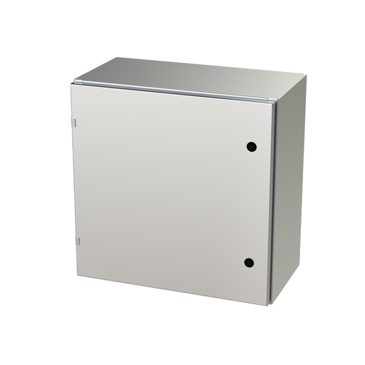 [SCE-24EL2412SSLP] NEMA 4X Enclosure, Wallmount, 24" H x 24" W x 12" D, 304 Stainless Steel