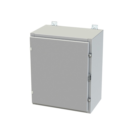 [SCE-24H2012LP] NEMA 3R, 4, 12 Enclosure, Wallmount, 24" H x 20" W x 12" D, Carbon Steel, Powder Coat gray