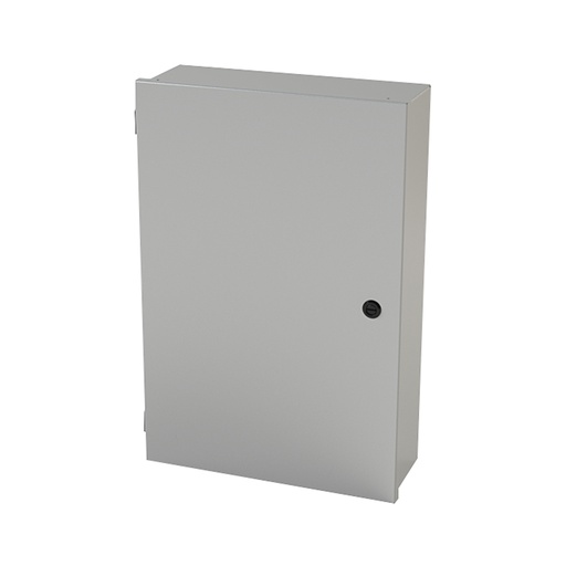 [SCE-24N1606LP] NEMA 1 Enclosure, Wallmount, 24" H x 16" W x 6" D, Carbon Steel, Powder Coat gray