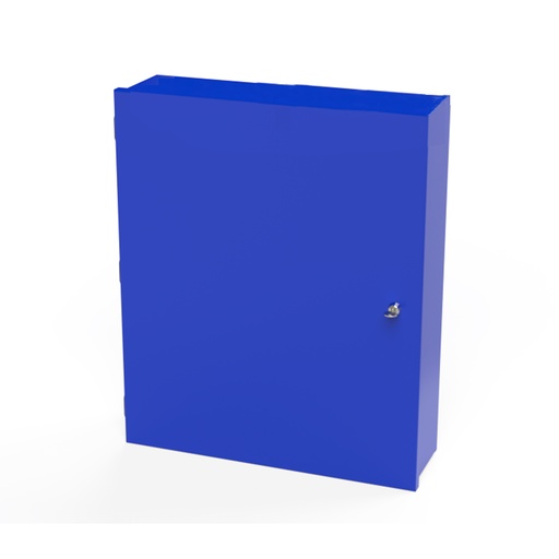 [SCE-24N2006NK-B] NEMA 1 Enclosure, Wallmount, 24" H x 20" W x 6" D, Carbon Steel, Powder Coat Blue