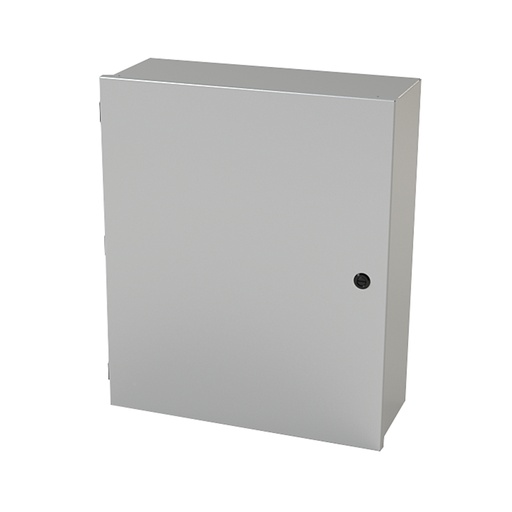 [SCE-24N2008LP] NEMA 1 Enclosure, Wallmount, 24" H x 20" W x 8" D, Carbon Steel, Powder Coat gray