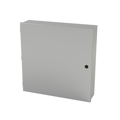 [SCE-24N2406LP] NEMA 1 Enclosure, Wallmount, 24" H x 24" W x 6" D, Carbon Steel, Powder Coat gray