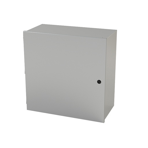 [SCE-24N2412LP] NEMA 1 Enclosure, Wallmount, 24" H x 24" W x 12" D, Carbon Steel, Powder Coat gray