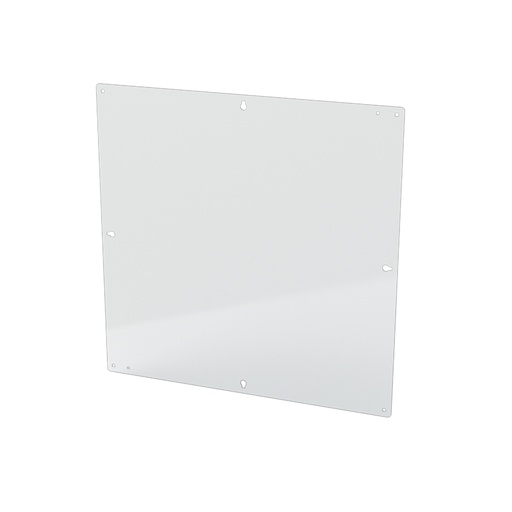 [SCE-24N24MP] Enclosure Sub-Panel, 22" H x 22" W, Carbon Steel, Powder Coat White