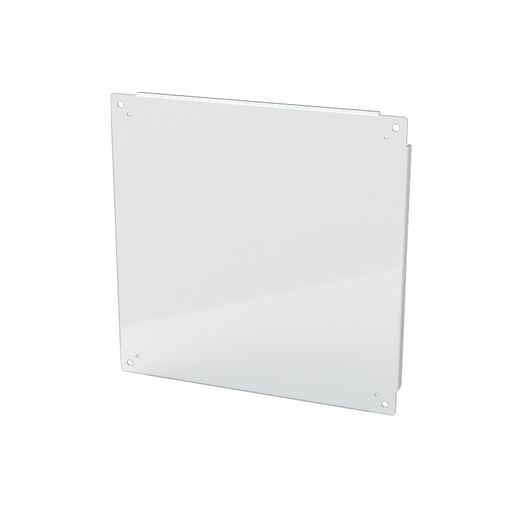 [SCE-24P24] Enclosure Sub-Panel, 21" H x 21" W, Carbon Steel, Powder Coat White