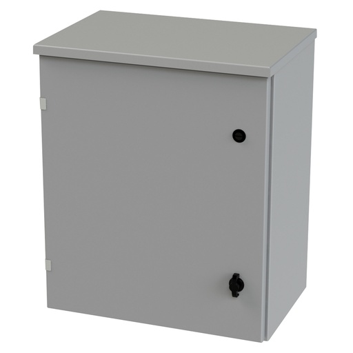 [SCE-24R2012LP] NEMA 3R Enclosure, Wallmount, 24" H x 20" W x 12" D, Galvannealed Steel, gray