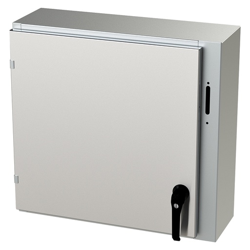 [SCE-24XEL2508SSLP] NEMA 4X Enclosure, Wallmount, 24" H x 25" W x 8" D, 304 Stainless Steel