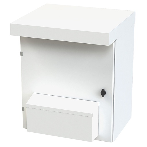 [SCE-29VR2416] NEMA 3R Enclosure, Wallmount, 29" H x 24" W x 16" D, Carbon Steel, Powder Coat White